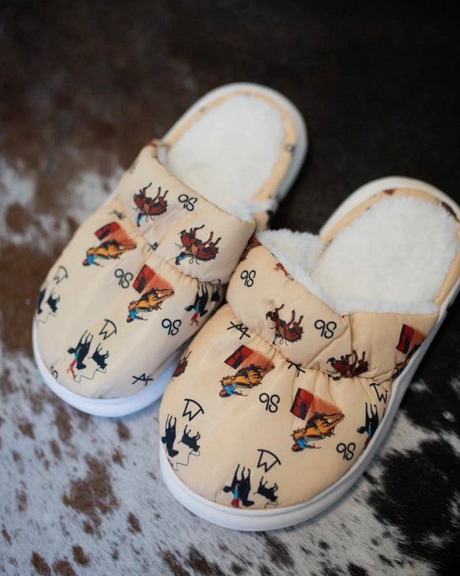 Vintage Cowboy Slippers