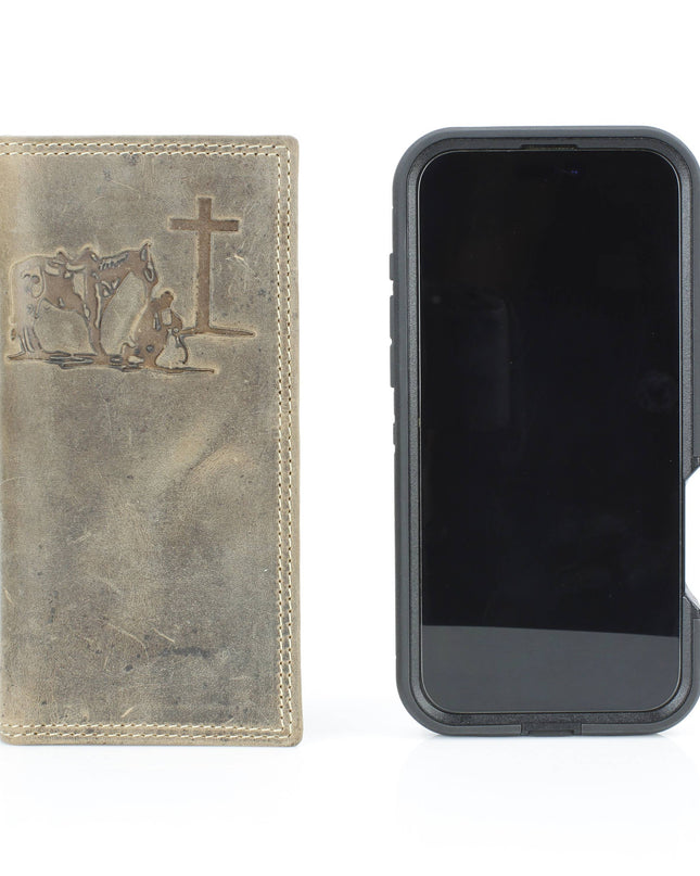 Men’s Rodeo Wallet with Cowboy Emboss ABMWVT 06