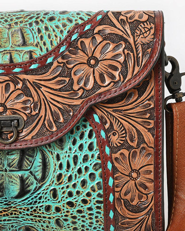ADBG1303 Wallet Genuine Western Leather Women Bag