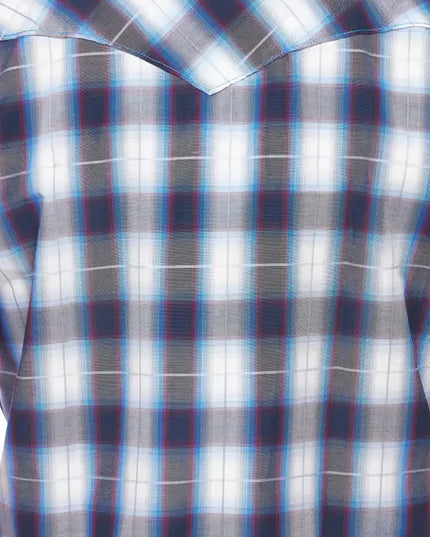 RODEO CLOTHING MEN'S PLAID SHORT SLEEVE SNAP Ps400s-Sept