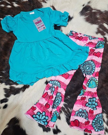 Blue Western Style Shirt and pants