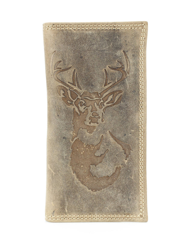 Men’s Rodeo Wallet with Deer Emboss ABMWVT 07