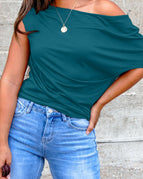 Blue Sapphire / L / 62%Polyester+32%Cotton+6%Elastane