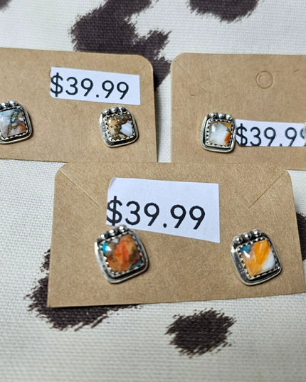 Sterling Silver Stud Earrings