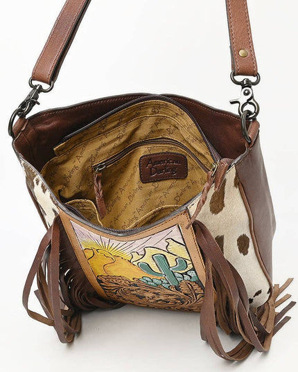 LC-ADBGZ690F Crossbody Genuine Western Leather Women Bag