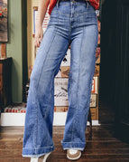Beau Blue / 4 / 75%Cotton+23%Polyester+2%Elastane
