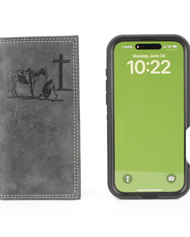 Men’s Rodeo Wallet with Cowboy Emboss ABMWVT 06
