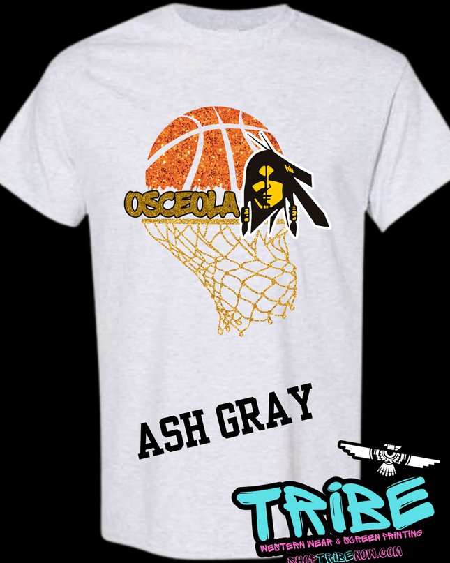 Osceola Faux Glitter Basketball