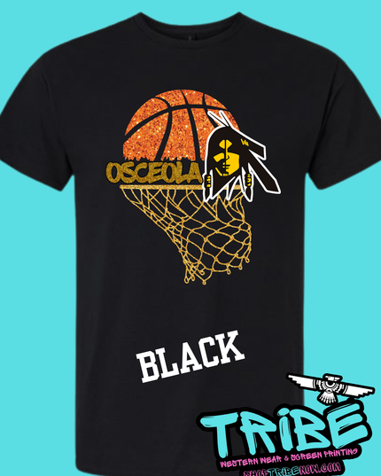 Osceola Faux Glitter Basketball
