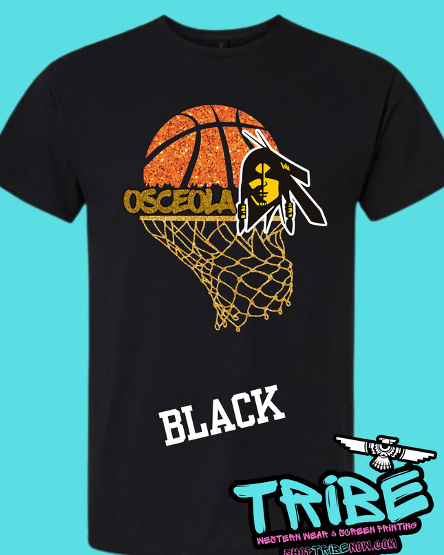 Osceola Faux Glitter Basketball