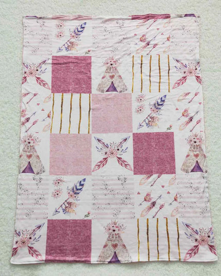 Tent Flower Blanket