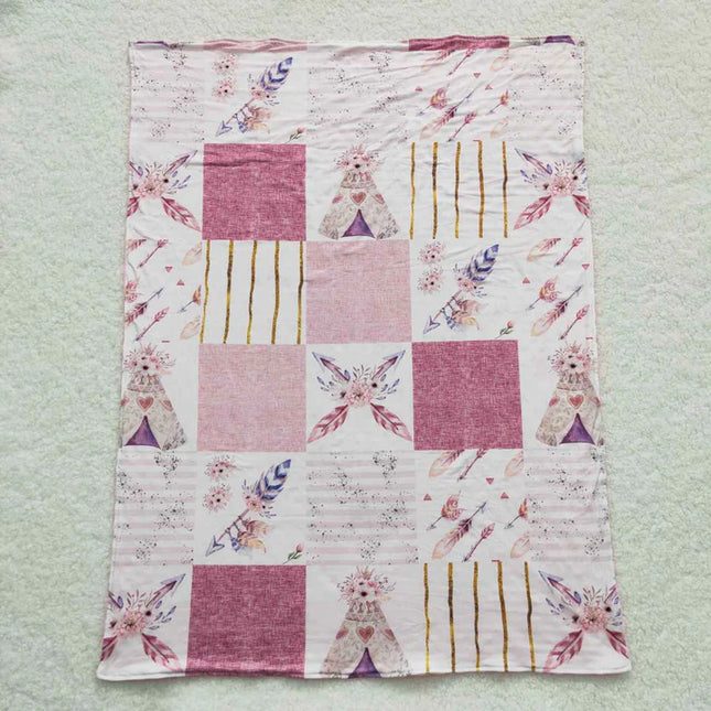Tent Flower Blanket