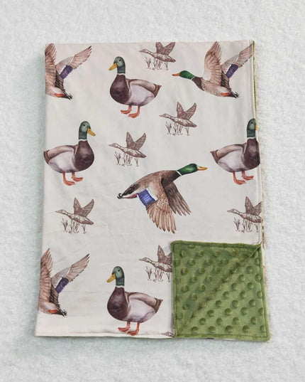 Mallard Duck Newborn Baby Blanket