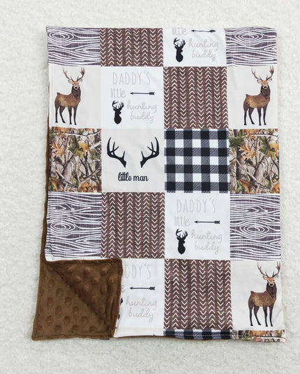 Daddy's Hunting Buddy Newborn Baby Blanket