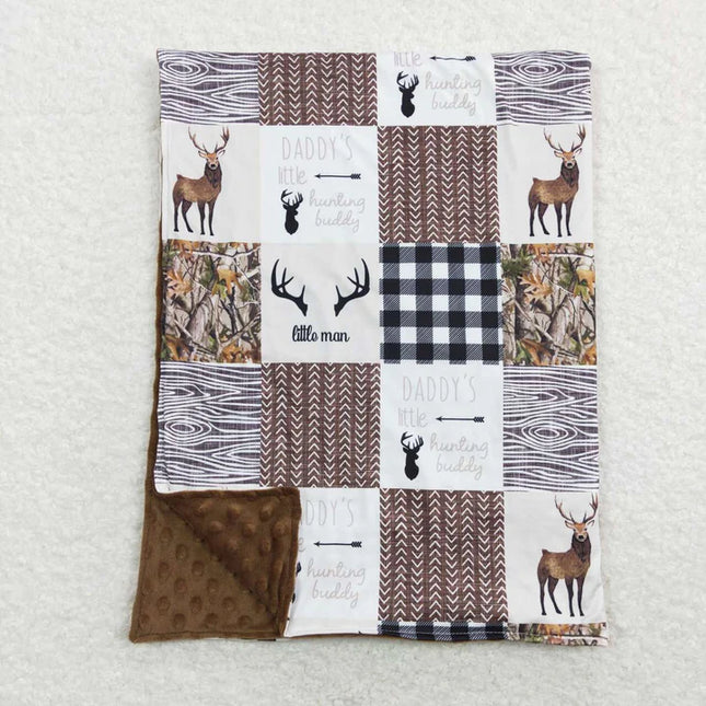 Daddy's Hunting Buddy Newborn Baby Blanket