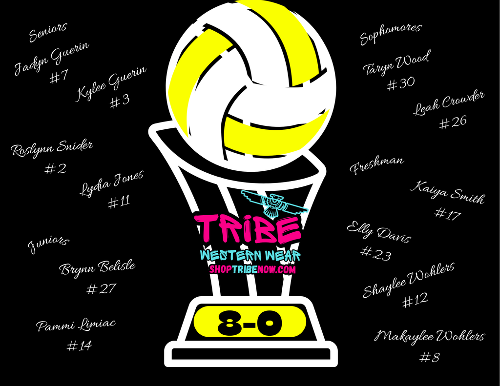 WEMO Volleyball Conference Champ Shirts  - Osceola Indians