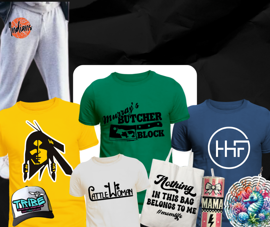 <h2>We offer Custom Apparel, Bags, Tumblers, DTF Prints and much more?? </h2>