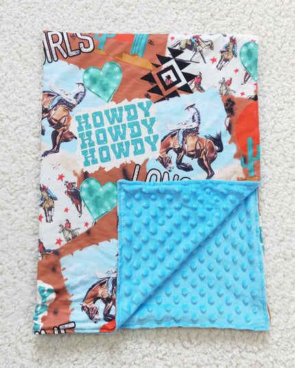 Long Live Cowgirls Newborn Baby Blanket