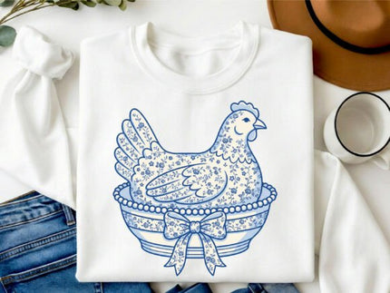 Chicken on Nest  T Shirt