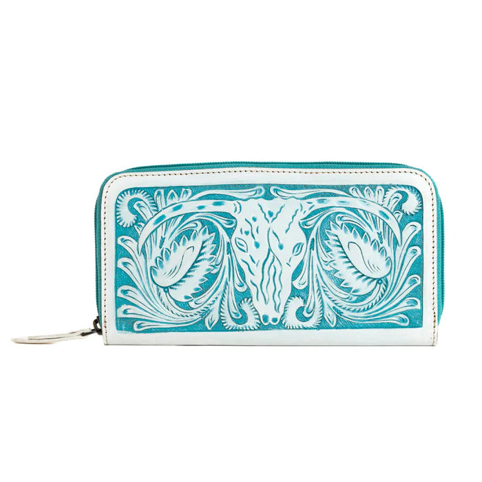 Myra - Steerhallow Canyon Wallet in Frosted Turquoise
