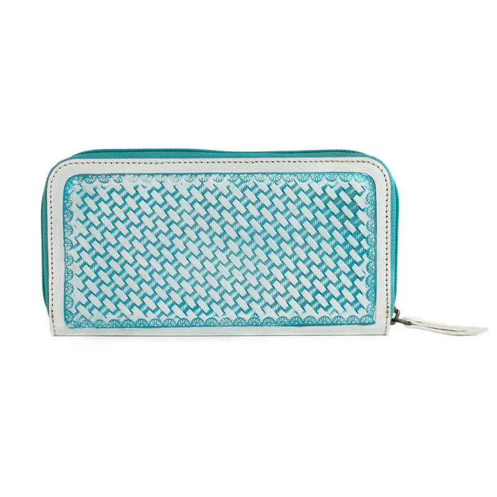 Myra - Steerhallow Canyon Wallet in Frosted Turquoise