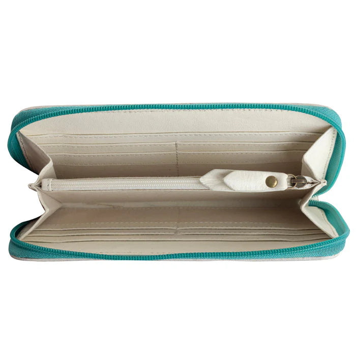 Myra - Steerhallow Canyon Wallet in Frosted Turquoise