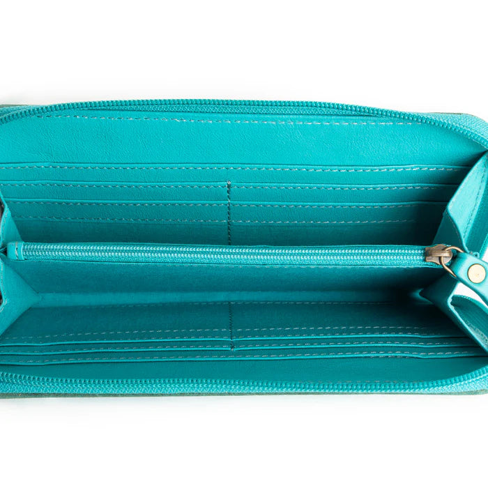 Myra - Steerhallow Canyon Wallet in Turquoise