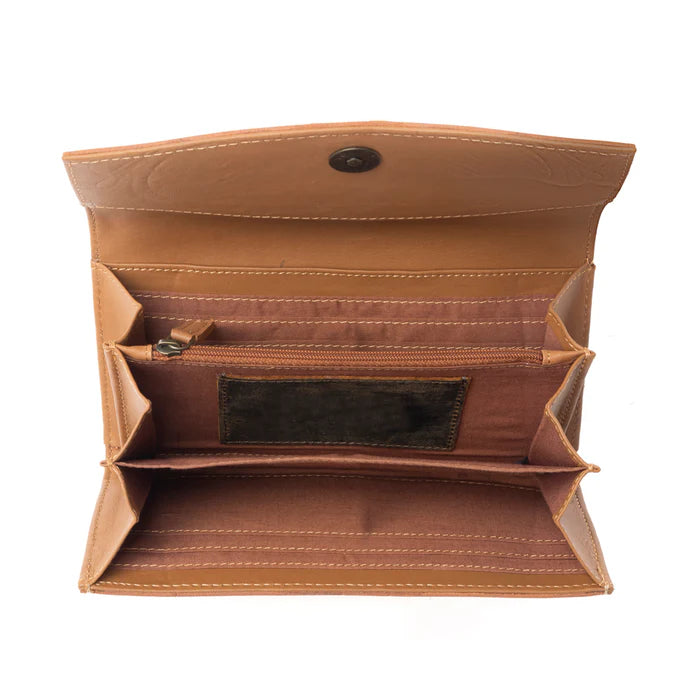 Myra - Brown Garden Wallet