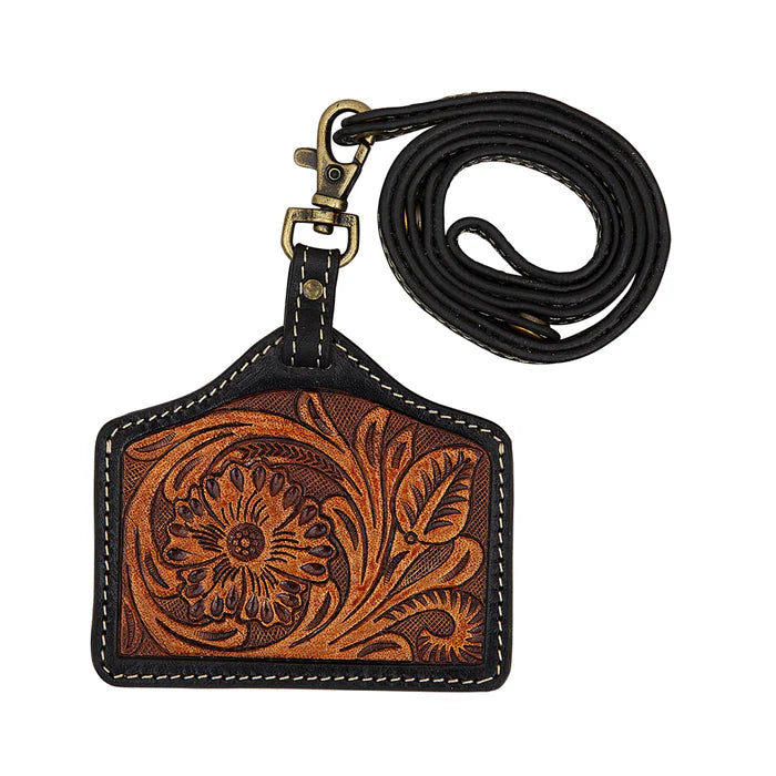 Myra -Tiny Crimson card holder - Landyard
