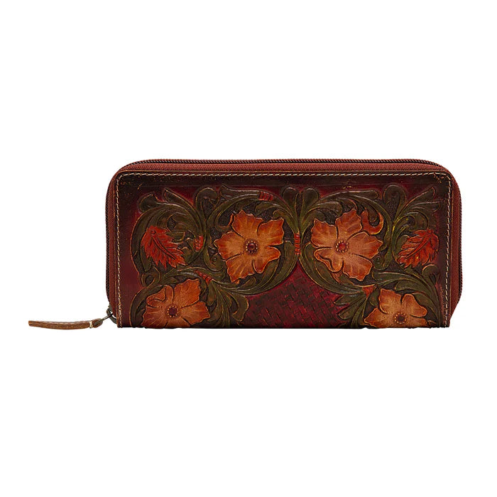 Myra - Floral Magenta Wallet