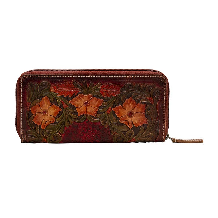 Myra - Floral Magenta Wallet