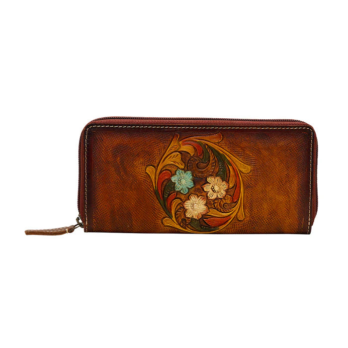 Myra - Floral Circular Wallet