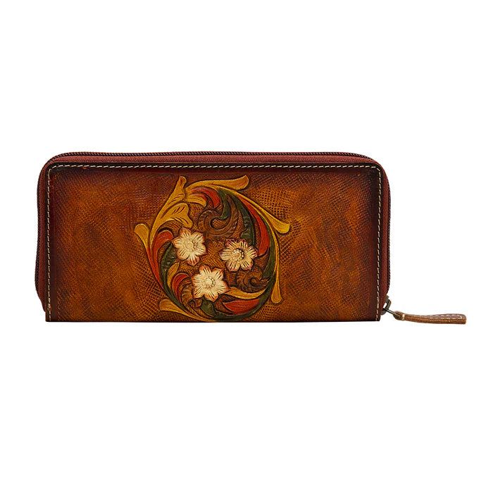Myra - Floral Circular Wallet