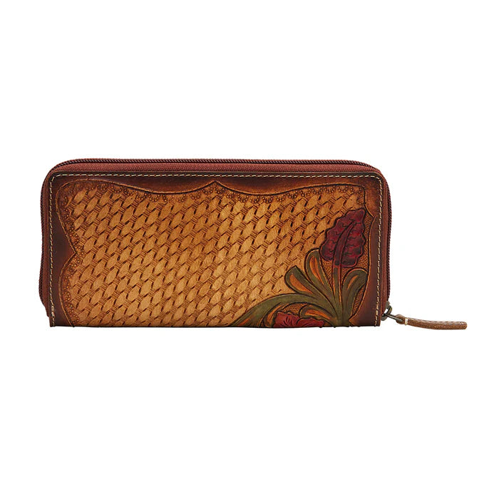 Myra - Zipper Floral Wallet