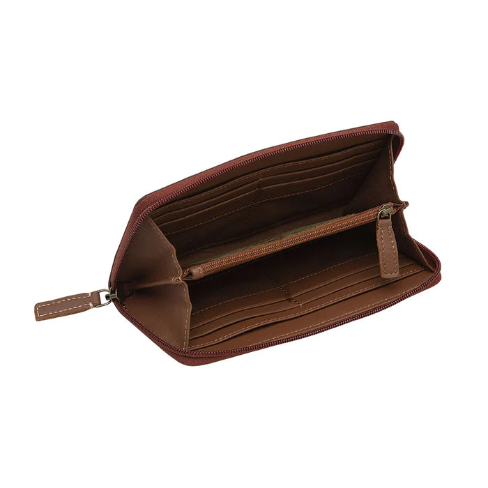 Myra - Zipper Floral Wallet