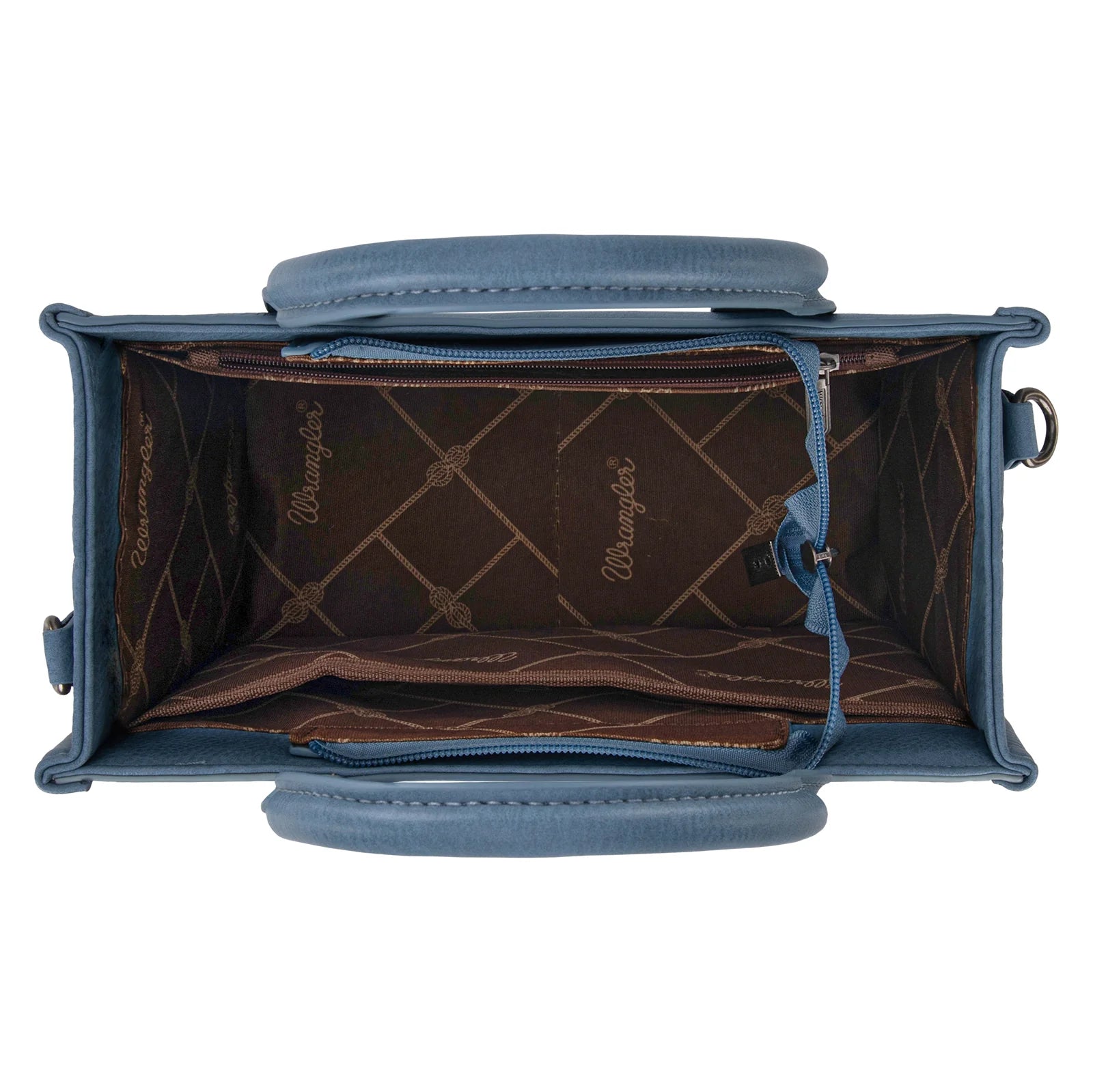 Wrangler Aztec Embroidered Tote/Crossbody - Jean