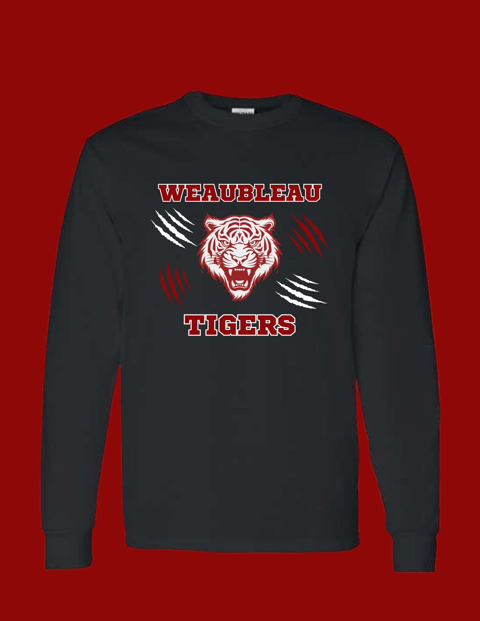 Weaubleau Tigers Scratch - Gildan - Heavy Blend™ Crewneck Sweatshirt