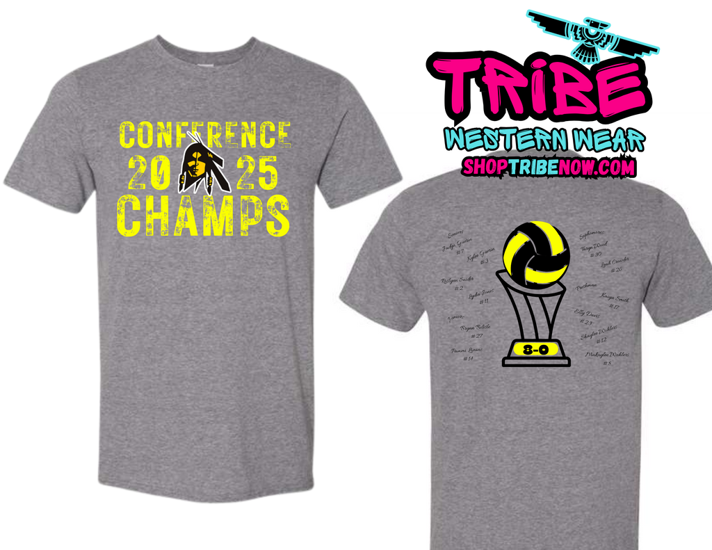WEMO Volleyball Conference Champ Shirts  - Osceola Indians