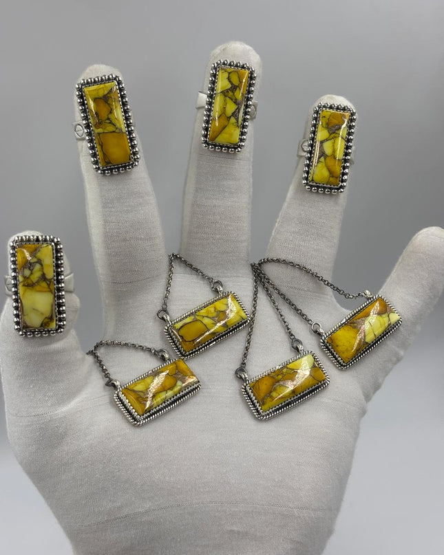 Sterling Silver Bar Necklace - Honey Dahlia