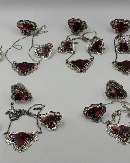 Sterling Silver Cow Necklace - Rose Dahlia