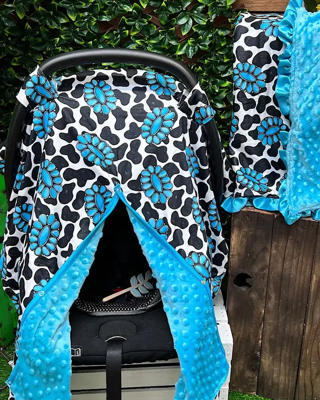 CONCHO & COW SPOTTED CAR SEAT COVER. ZYTG25153012 S