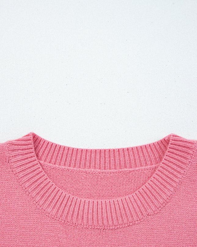 Peach Blossom See You Cowboy Embroidered Western Graphic Sweater
