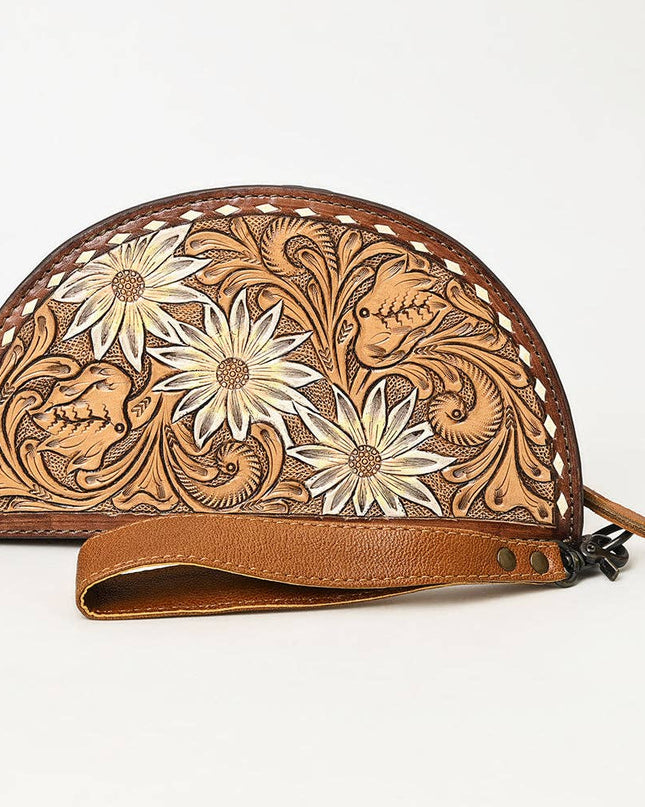 ADBG1433A Taco Hand Tooled Genuine Western Leather Women Bag