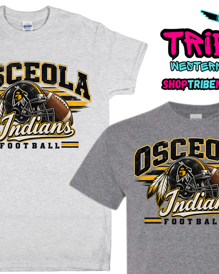 Osceola Indian Retro Football