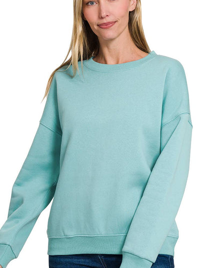 `Basic Casual Sweatshirts Zenana