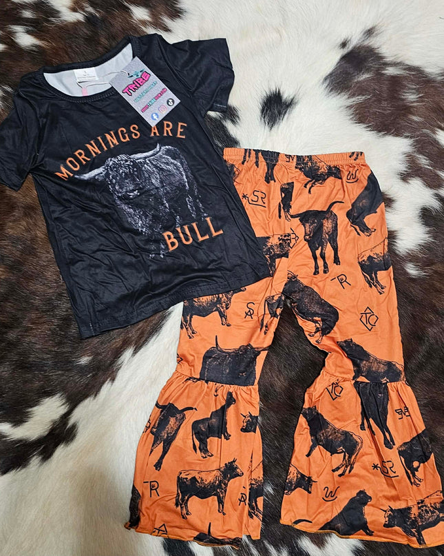 Western Mornings are Bull Shirt and Cow branded pants