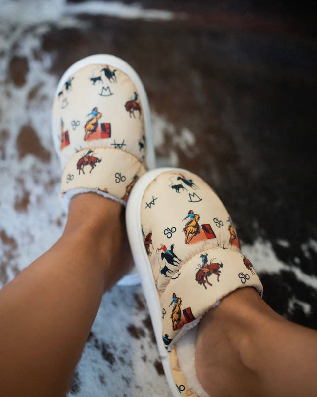 Vintage Cowboy Slippers