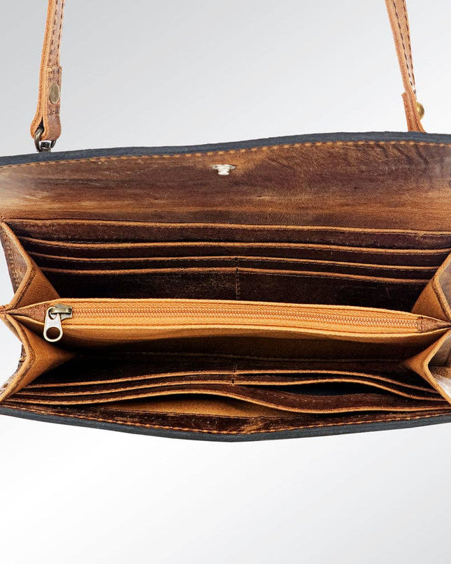LC-ADBG518 Wallet Genuine Western Leather Women Bag