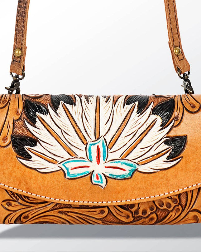 LC-ADBG518 Wallet Genuine Western Leather Women Bag
