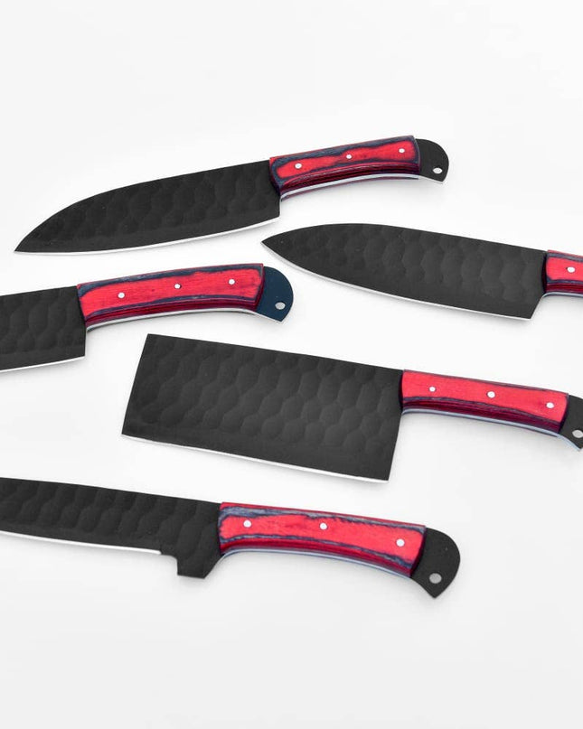 5-Piece  Knife Set / With Leather carry Bag
